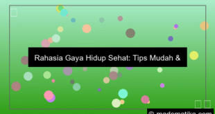 grafik gaya hidup sehat