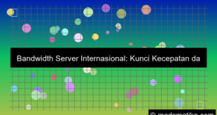 grafik bandwidth server internasional