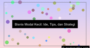 visual bisnis modal kecil