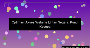 optimasi akses website lintas negara