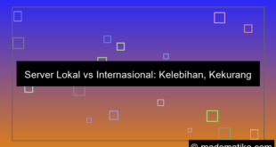 gambar perbedaan server lokal dan internasional