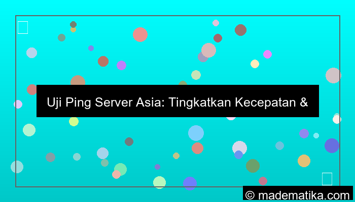 gambar uji ping server asia