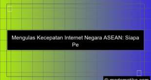 kecepatan internet negara ASEAN