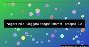 ilustrasi negara asia tenggara dengan internet tercepat
